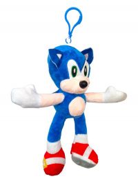 peluche llavero  sonic 13cm azul