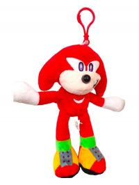 peluche llavero  sonic 13cm rojo