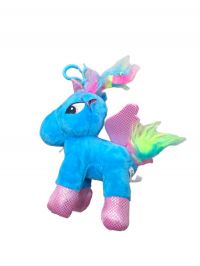 peluche   llavero unigornio azul