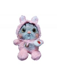 peluche  gato rosa  20cm