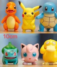 pokemo x6  9cm  bolsa sin base