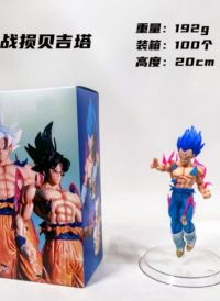 dragon ball  gogeta caja  18cm azl  11