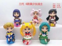 sailor moon x6 bolsa  10cm