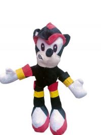 peluche sonic negro 28cm
