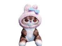 peluche  gatitos  25cm  rosaa
