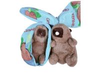 peluche con cremallera  capibara  20cm