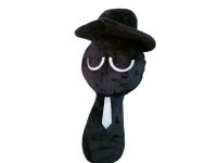 peluche  sprunki negro 20cm