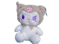 peluche pelo largon kuromi  marron  22cm