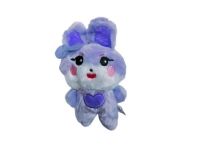 peluche  llavero  black pink conejo  11cm