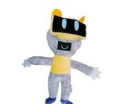 peluche SPRUNKI   gri25cm