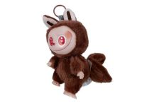 peluche  llavero LABUBU alas pueden volar 16cm marro