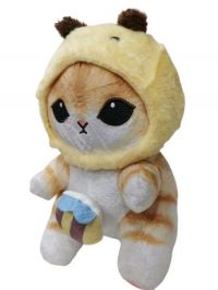 peluche  mofusand  shark cat   amanillo 26cm 