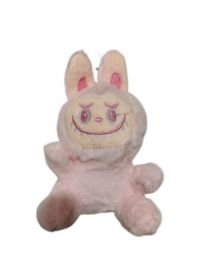 peluche  llavero LABUBU sesin 15cm  rosa 
