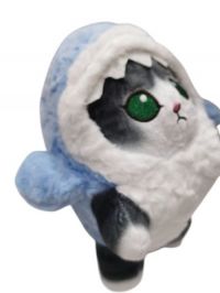 peluche  MOFUSAND tiburon 20cm azul clora