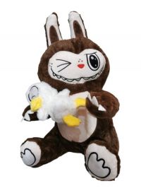 peluche  labubu c/pato marron 40 cm