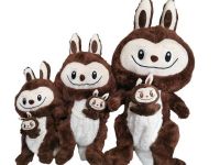 peluche  LABUBU canguro c/bebe 50cm  marron