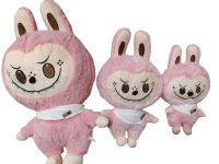 peluche  LABUBU c/bufanda  35cm rosa
