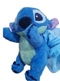 peluche  ST c/frazada  azul  35cm