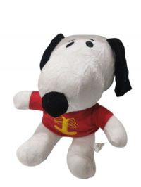 peluche snoopy rojo 22cm