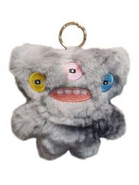 peluche llavero FUGGLER  monster 10cm gri