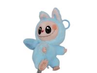 peluche  llavero LABUBU alas pueden volar 16cm azul