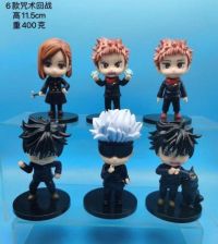 muneco  Jujutsu Kaisen X6 bolsa  8cm