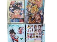 agendas /carpetas DRAGON BALL  27x22cm amalillo   cxeleste  rojo 