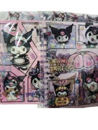 agendas  KUROMI  /3D  16X21cm rosa  vioreta