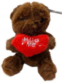 peluche  felpa OSO abrazabie  marron  25cm
