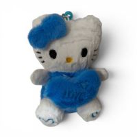 peluche  llavero KT  c/love  azul 13cm