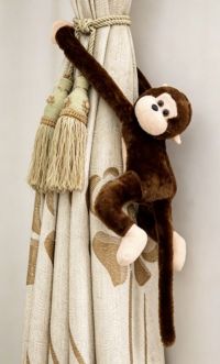 peluche  lMONA beazo largo marron  55cm