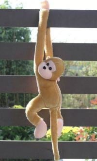 peluche  lMONA beazo largo ´marro claro  55cm