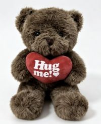 peluche  felpa OSO abrazabie  marron  25cm
