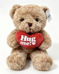 peluche  felpa OSO abrazabie  marron claro 25cm